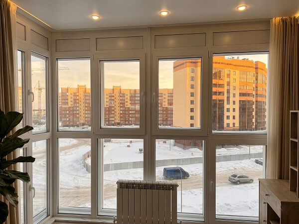 Панорамное остекление балкона и лоджии